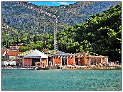 Slika:  Projekt izgradnje ACI marine u Slanom pored Dubrovnika