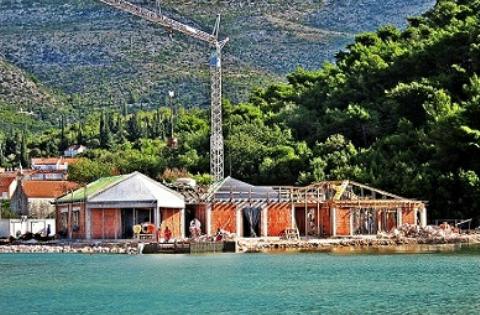 Slika:  Projekt izgradnje ACI marine u Slanom pored Dubrovnika
