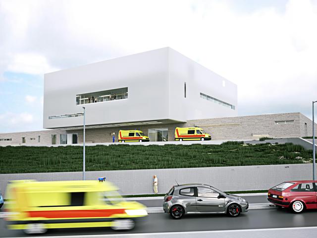 Slika:  Usluga projektiranja nove zgrade OBHP i zavoda za hitnu medicinu KBC Split