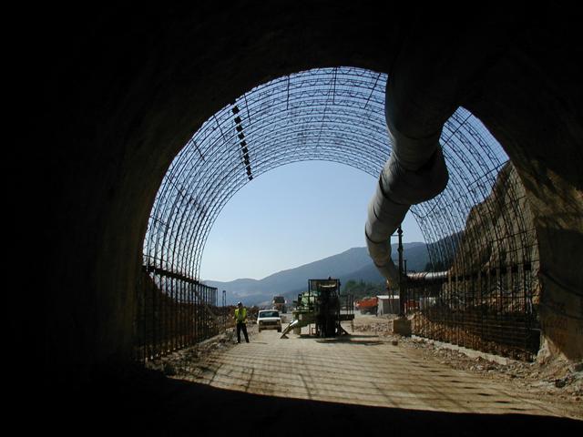 Slika:  Stručni nadzor izgradnje tunela Plasina (Autocesta Zagreb - Split)